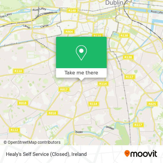 Healy's Self Service (Closed) map