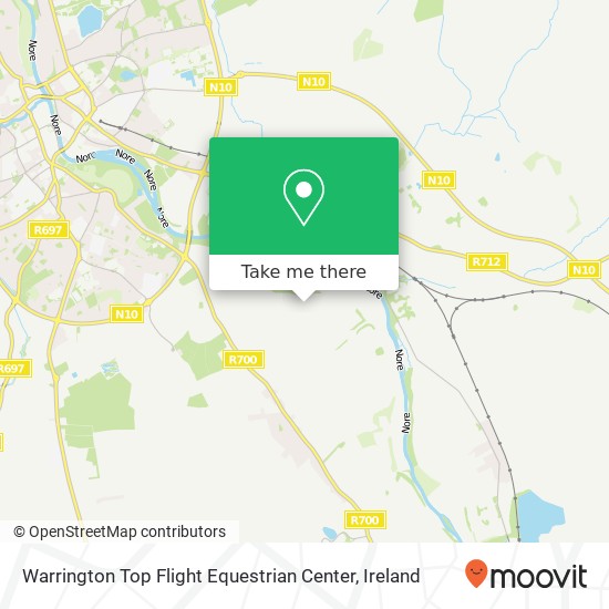 Warrington Top Flight Equestrian Center map