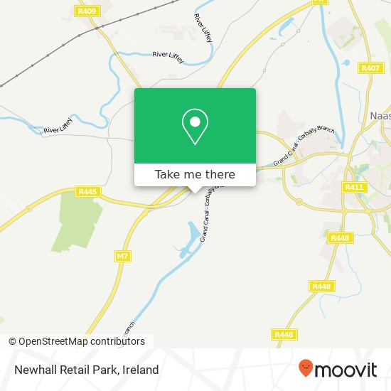 Newhall Retail Park map