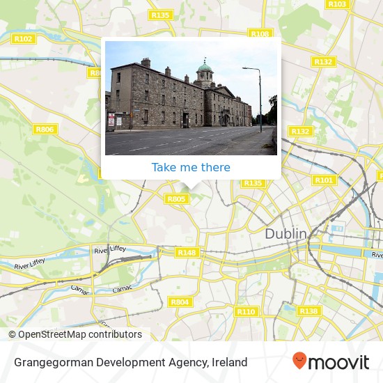 Grangegorman Development Agency map