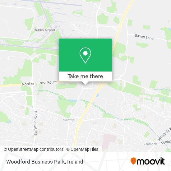 Woodford Business Park map