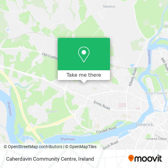 Caherdavin Community Centre map