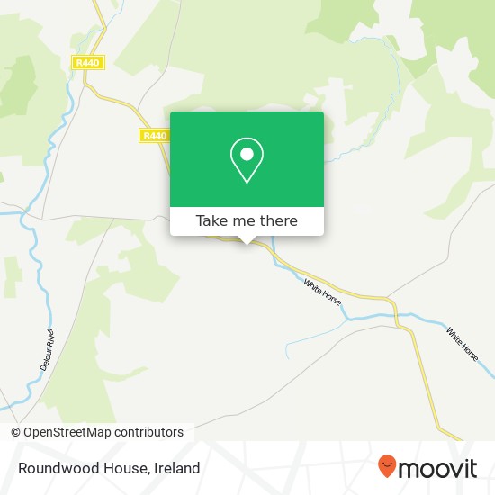 Roundwood House map