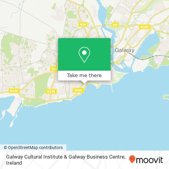 Galway Cultural Institute & Galway Business Centre map