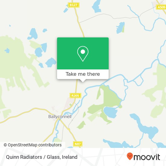 Quinn Radiators / Glass map