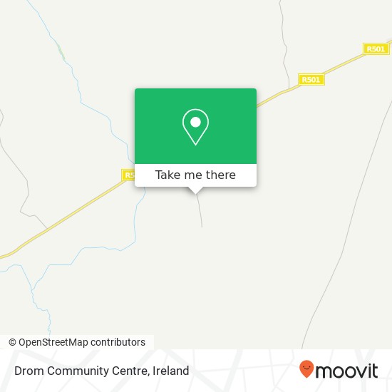 Drom Community Centre map