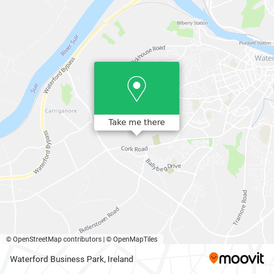 Waterford Business Park map
