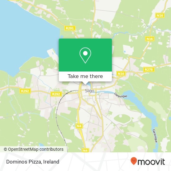 Dominos Pizza map