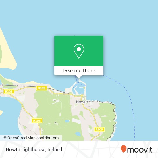 Howth Lighthouse map