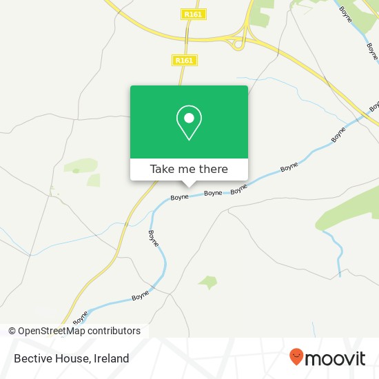 Bective House map