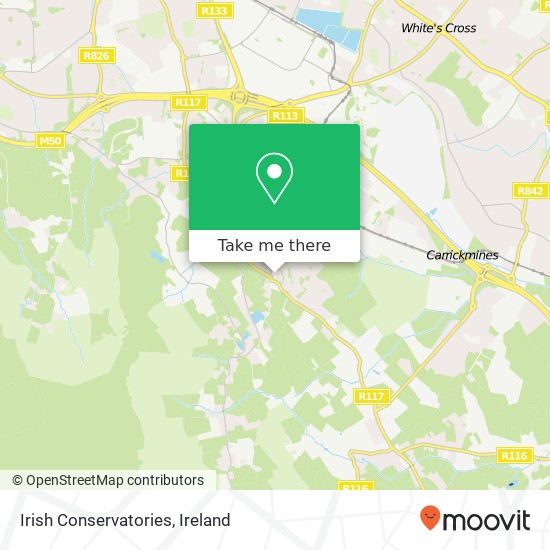 Irish Conservatories map