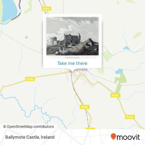 Ballymote Castle map