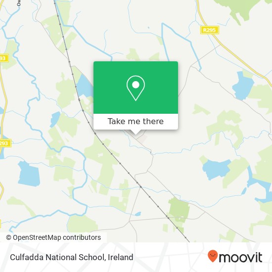 Culfadda National School map