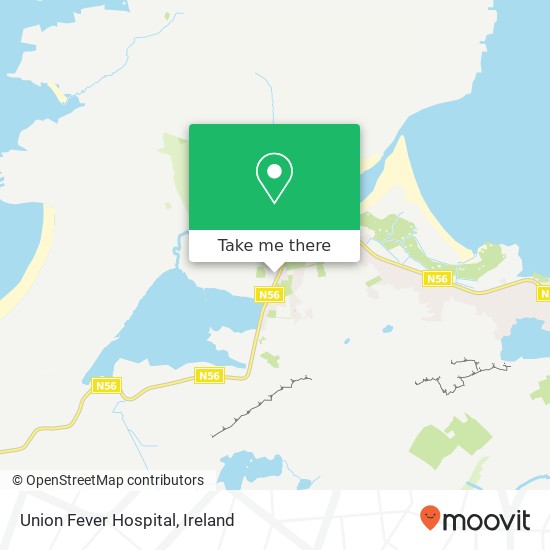 Union Fever Hospital map