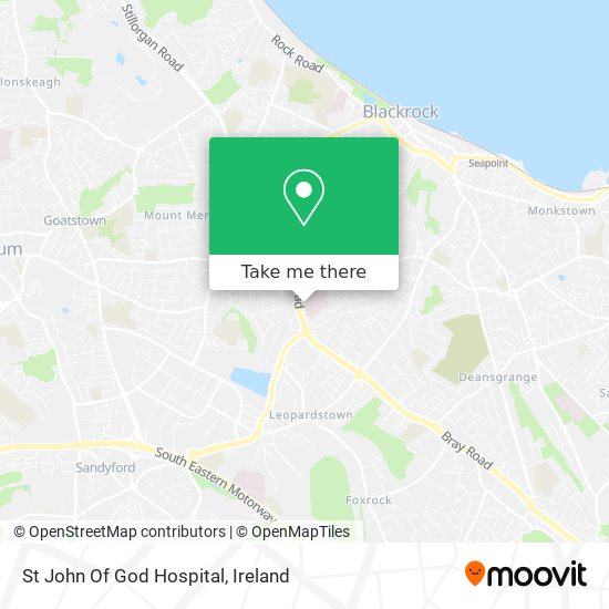 St John Of God Hospital map