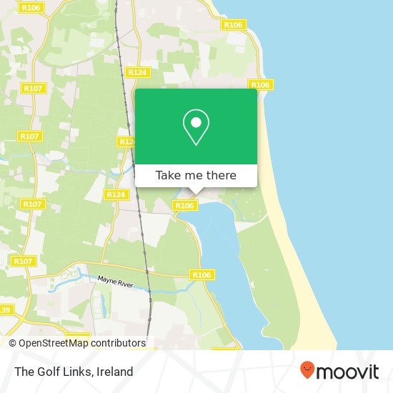 The Golf Links map