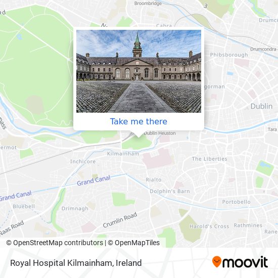 Royal Hospital Kilmainham map