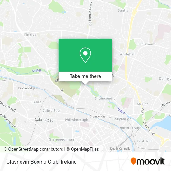 Glasnevin Boxing Club map