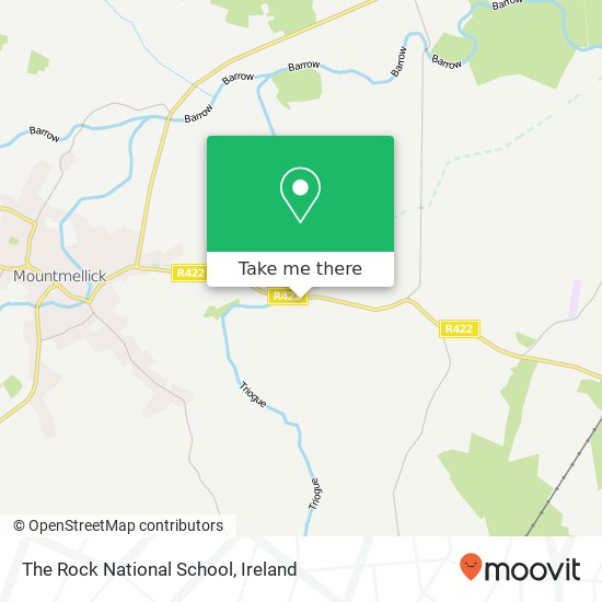 The Rock National School map