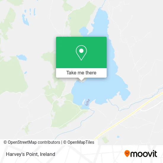 Harvey's Point map