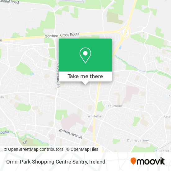 Omni Park Shopping Centre Santry map