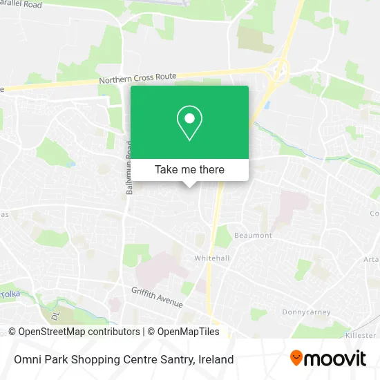 Omni Park Shopping Centre Santry map
