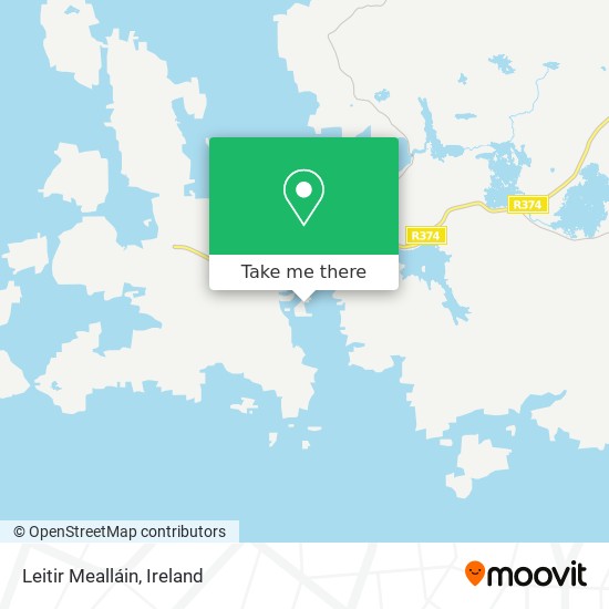 Leitir Mealláin map