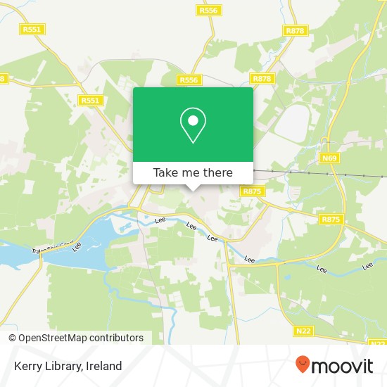 Kerry Library map