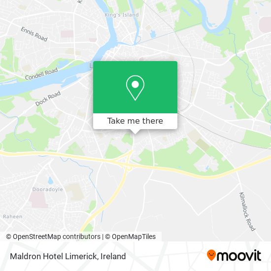 Maldron Hotel Limerick map