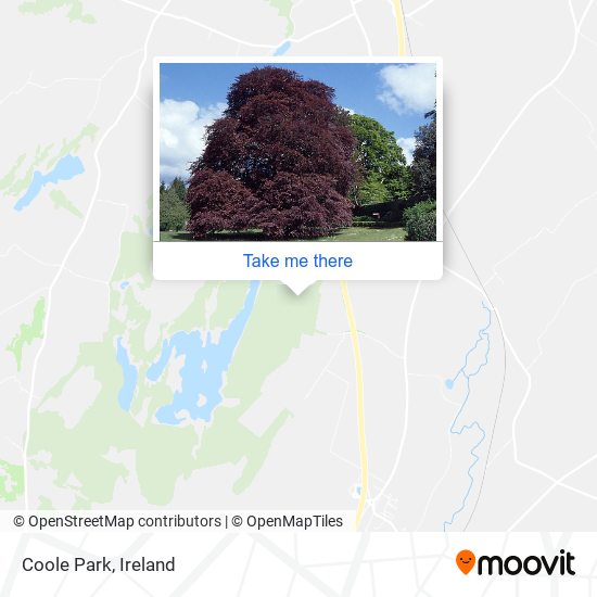 Coole Park map