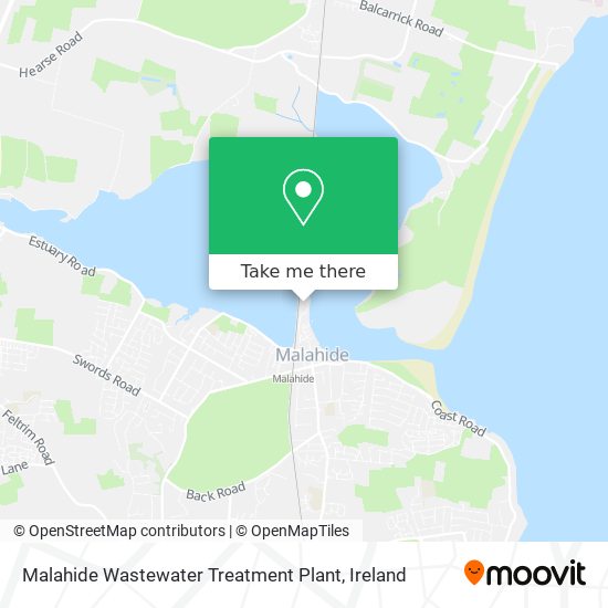 Malahide Wastewater Treatment Plant map