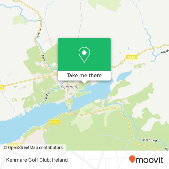 Kenmare Golf Club map