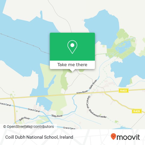 Coill Dubh National School map