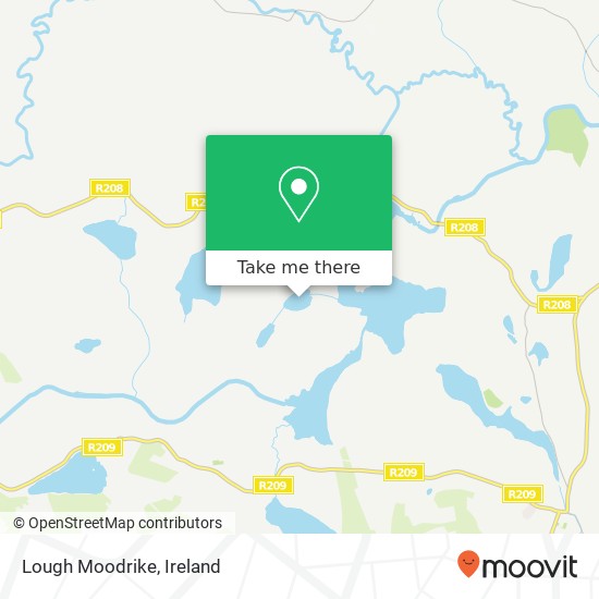 Lough Moodrike map