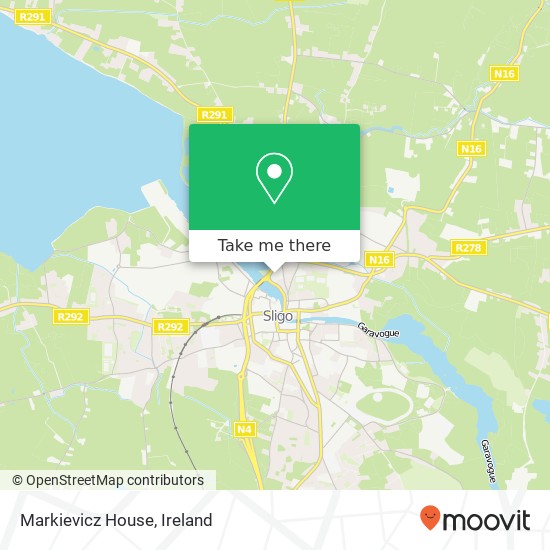 Markievicz House map