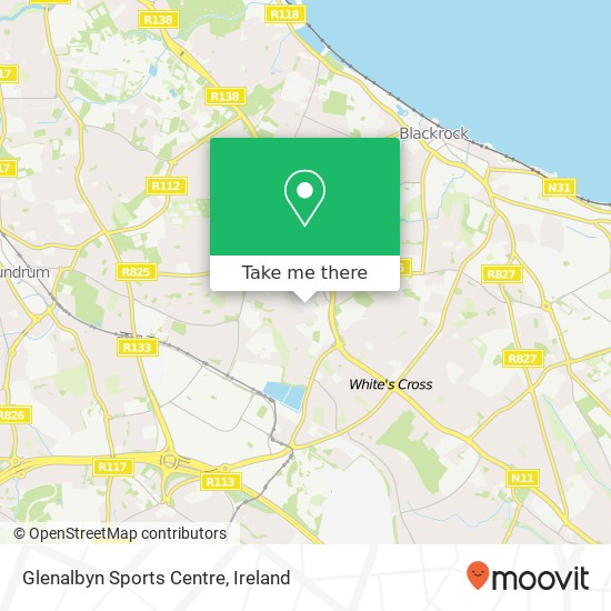 Glenalbyn Sports Centre map