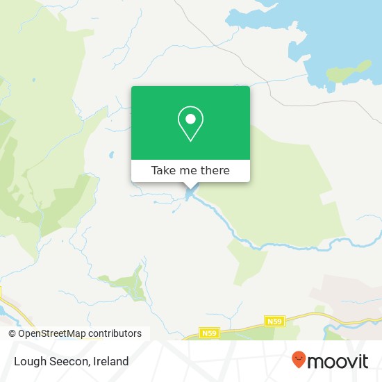 Lough Seecon map
