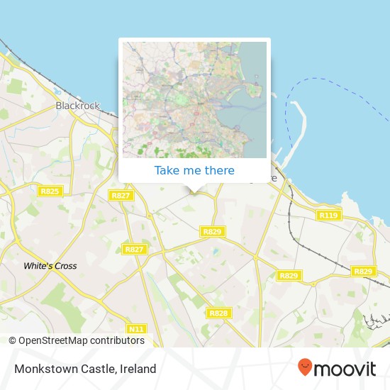 Monkstown Castle map