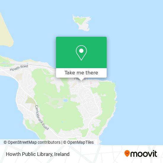 Howth Public Library map