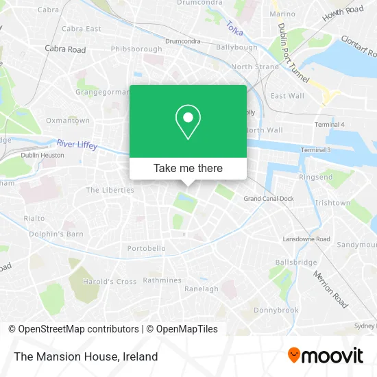 The Mansion House map