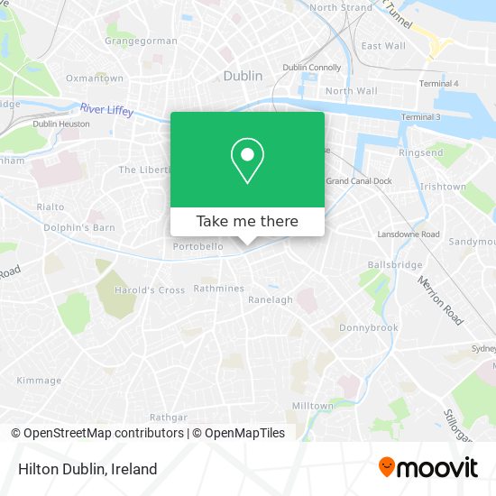 Hilton Dublin map