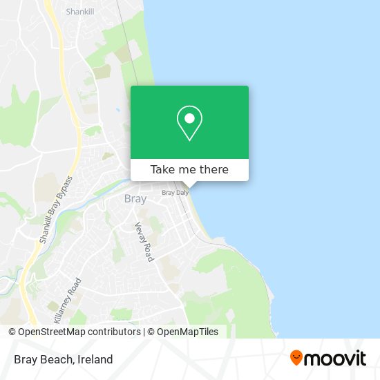 Bray Beach map