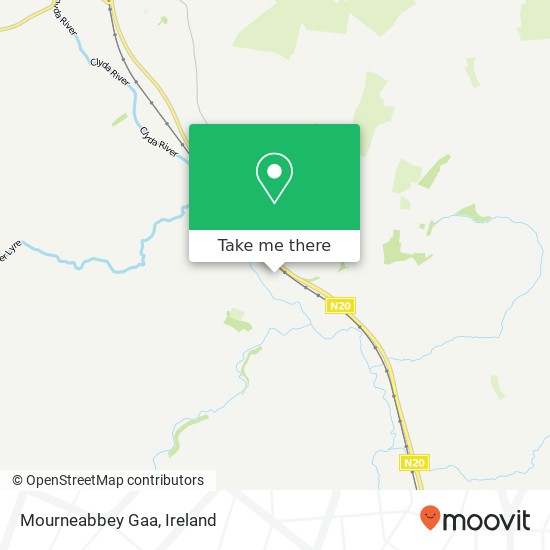 Mourneabbey Gaa map