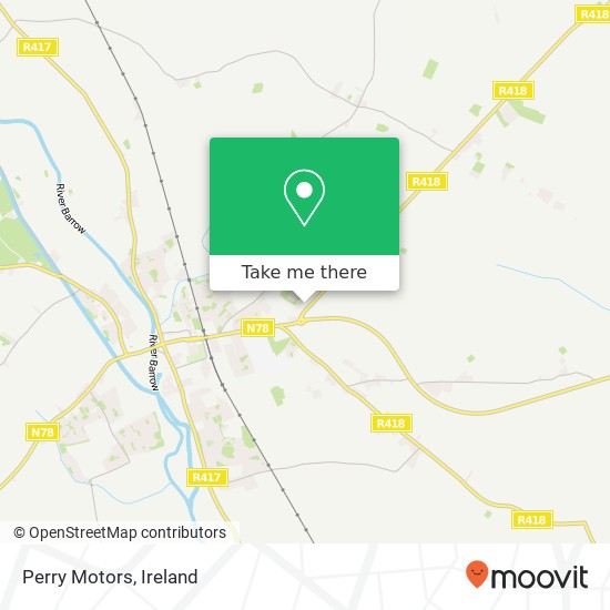 Perry Motors map