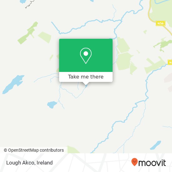 Lough Akco map
