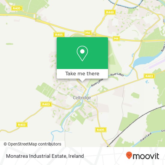 Monatrea Industrial Estate map