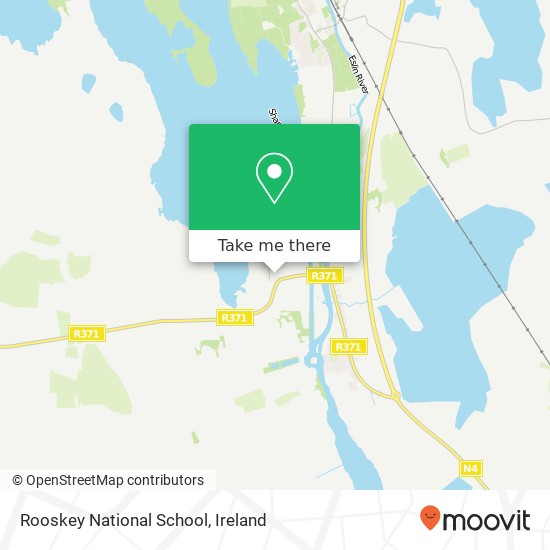 Rooskey National School map