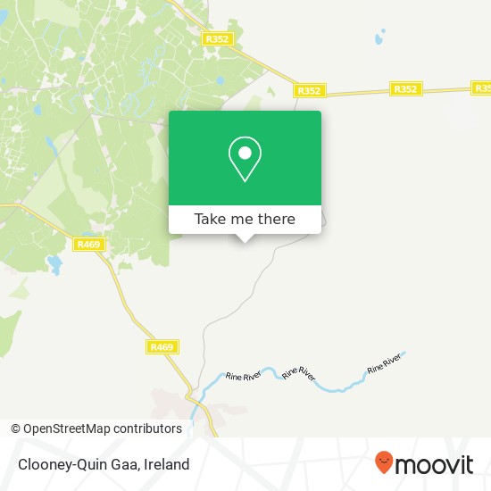 Clooney-Quin Gaa map