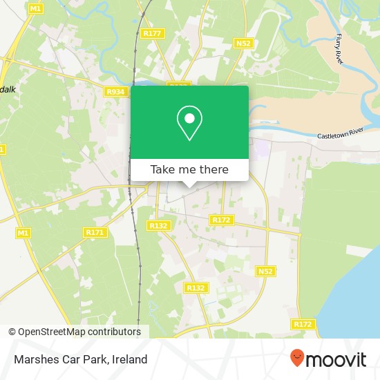 Marshes Car Park map