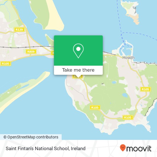 Saint Fintan's National School map